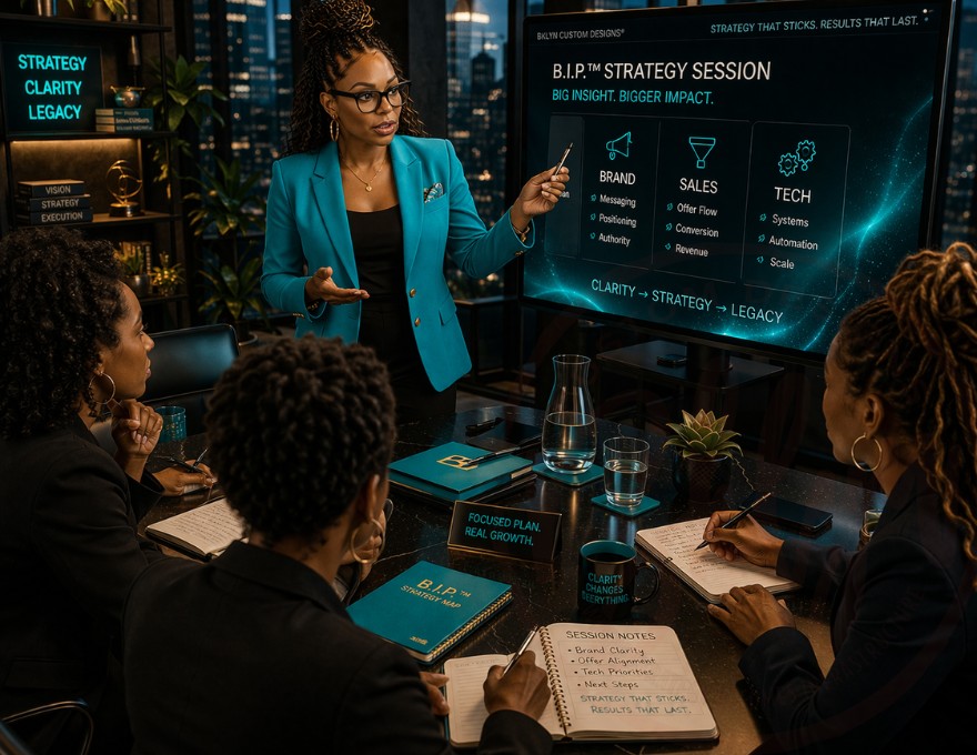 Bklyn Custom Designs® | B.I.P.™ Strategy Session