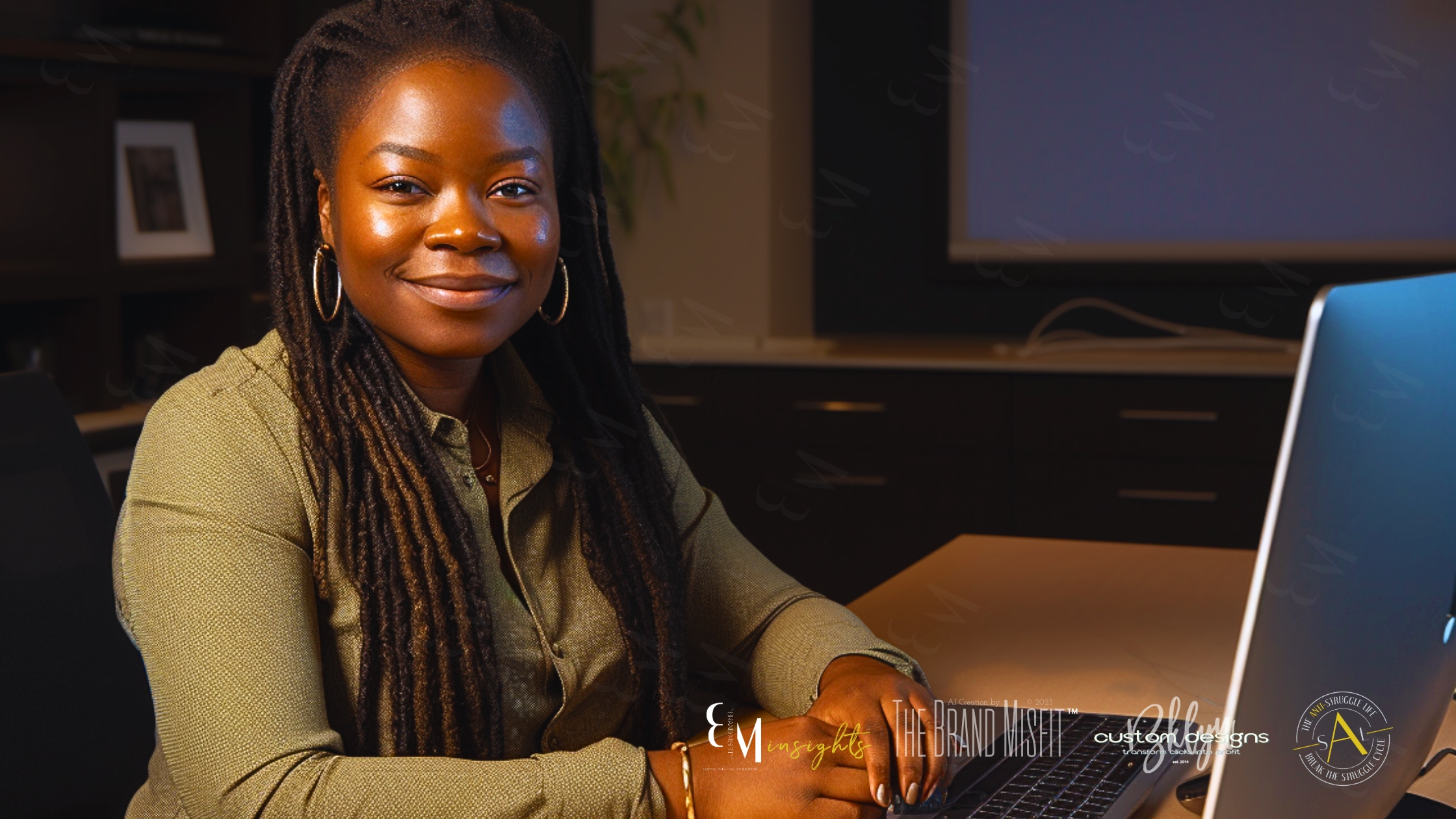 Brand Misfit excited about her content and website maintenance plan.